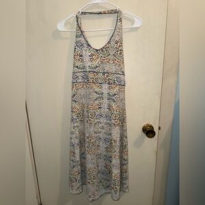 Floral Sleeveless Maxi Dress - Multicolor